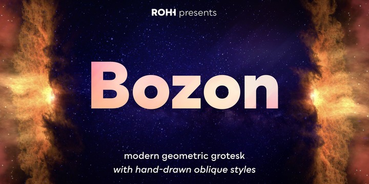 폰트 Bozon