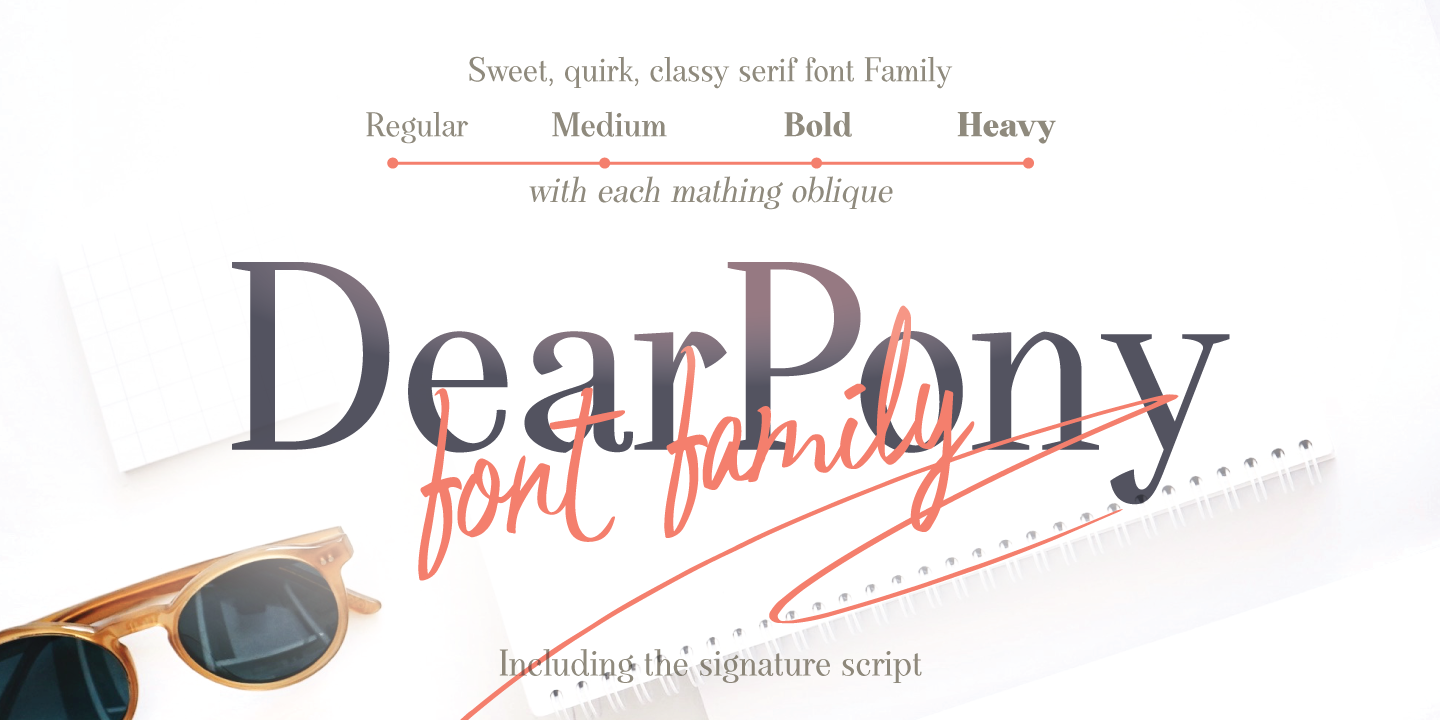 폰트 Dear Pony