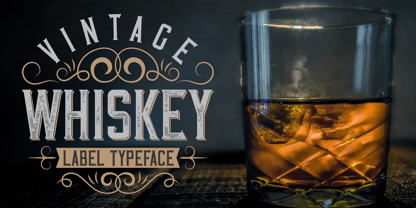 폰트 Vintage Whiskey