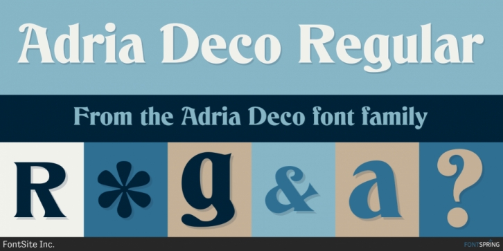 폰트 Adria Deco