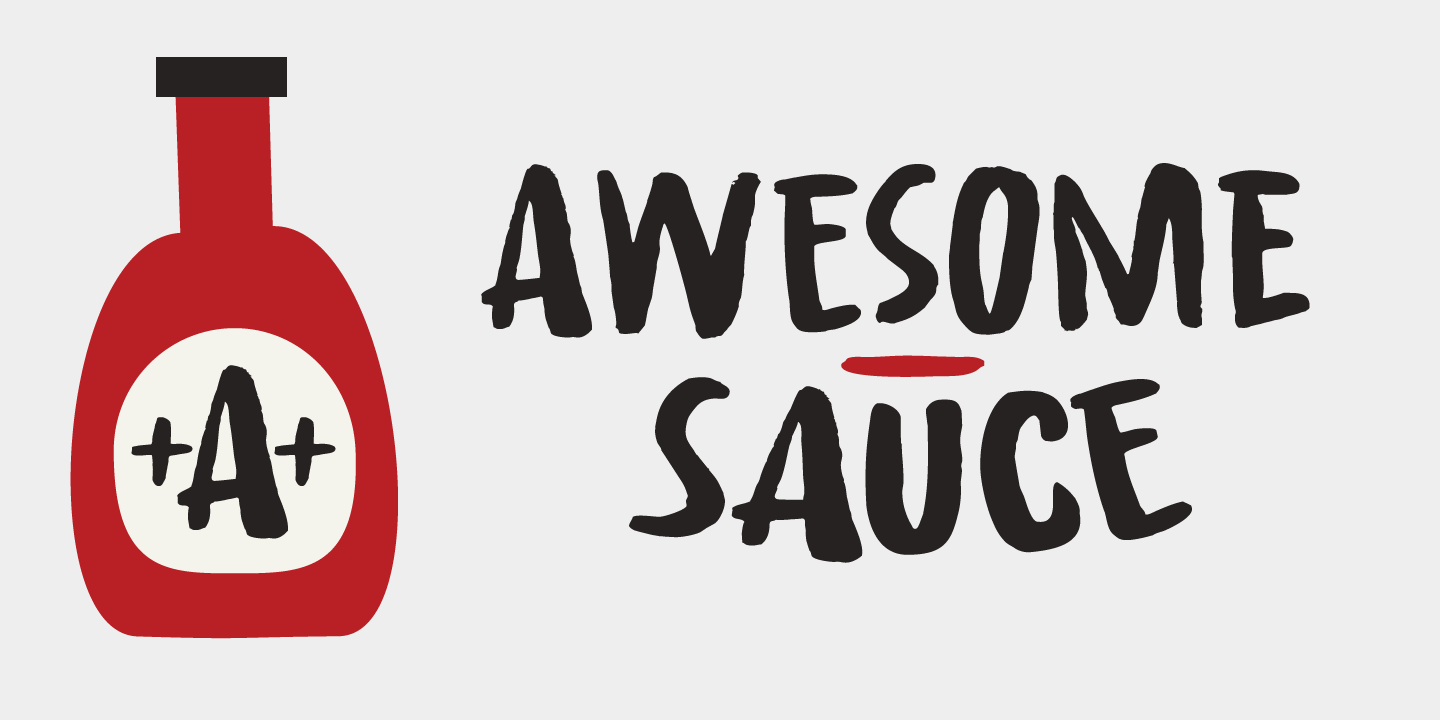 폰트 Awesome Sauce