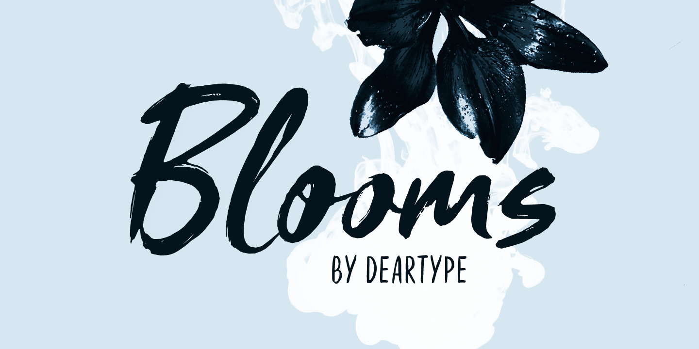 폰트 Blooms