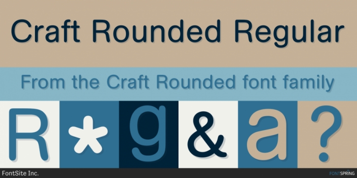 폰트 Craft Rounded