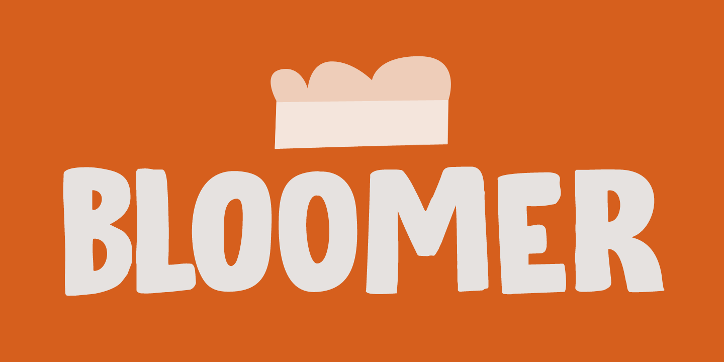 폰트 Bloomer