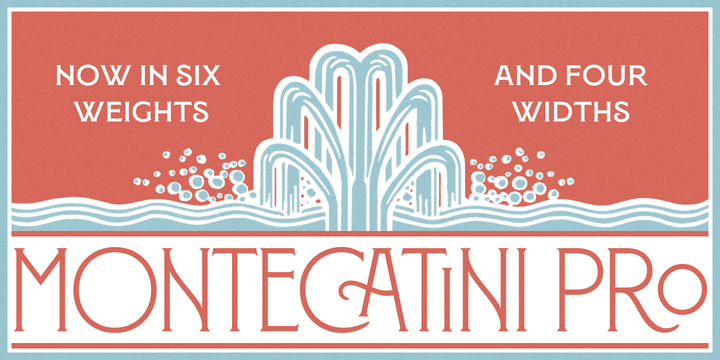폰트 Montecatini Pro