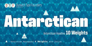 폰트 Antarctican Mono