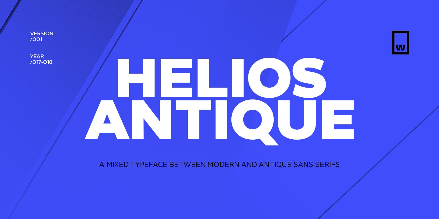 폰트 Helios Antique