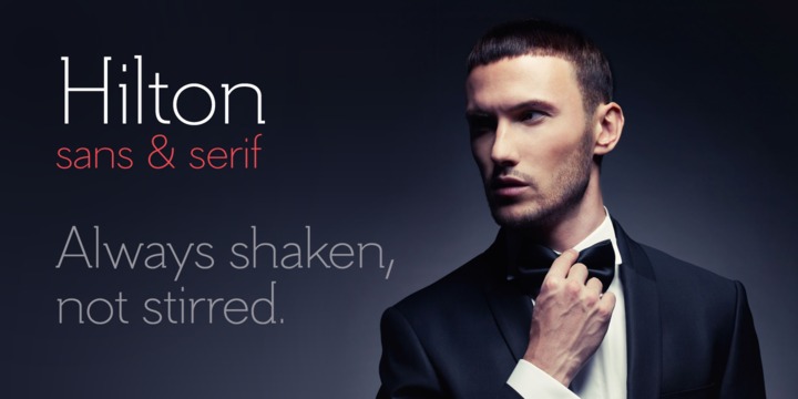 폰트 Hilton