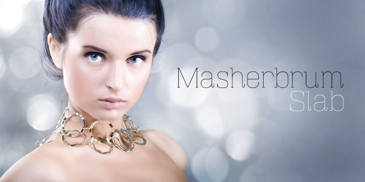 폰트 Masherbrum Slab