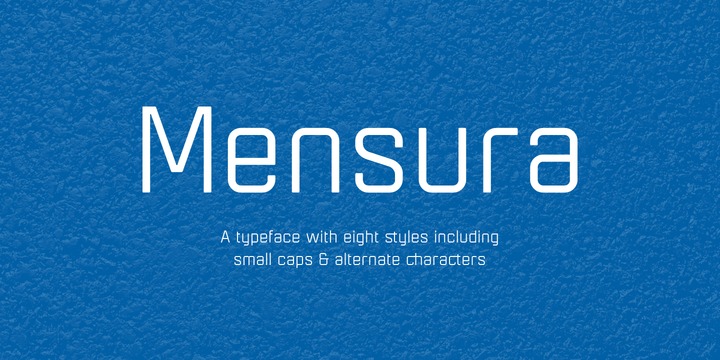 폰트 Mensura
