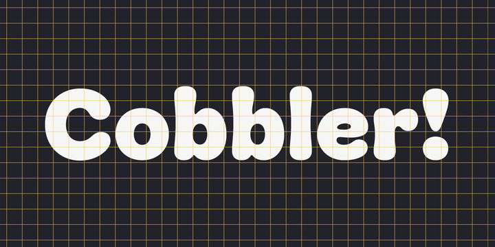 폰트 Cobbler