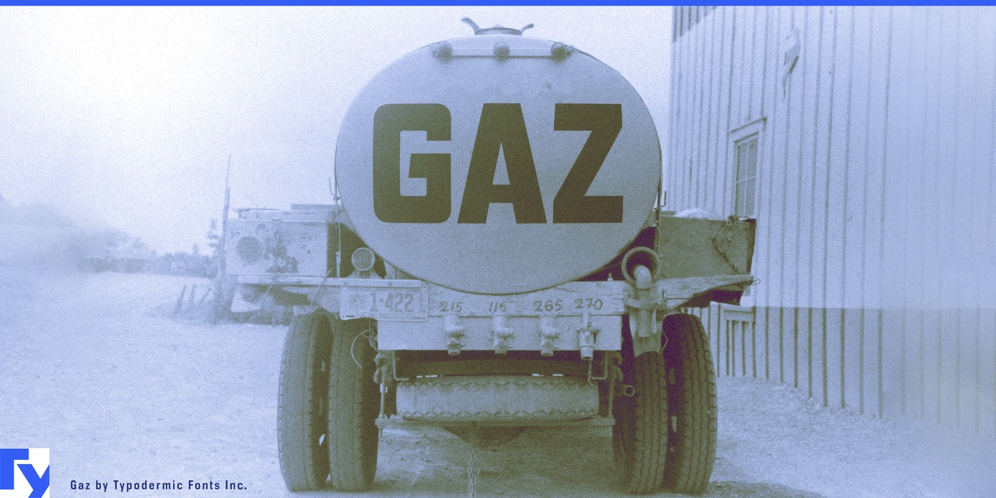 폰트 Gaz