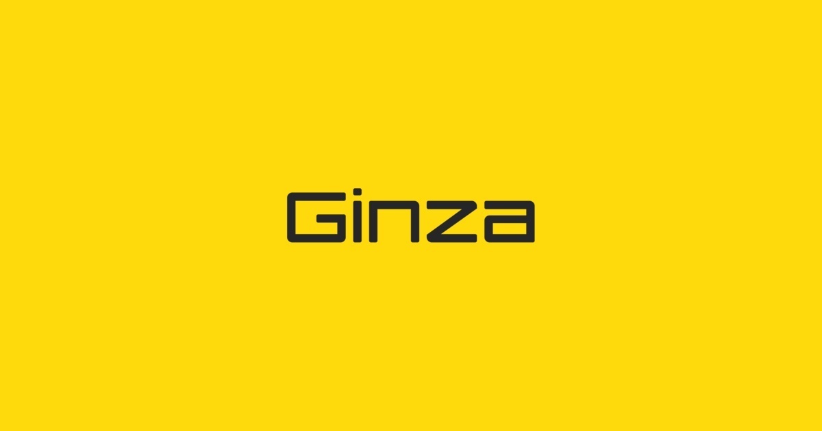 폰트 Ginza