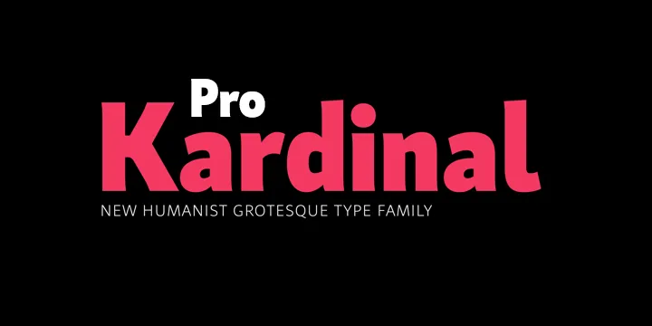 폰트 Kardinal Pro