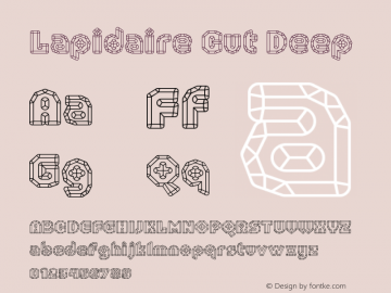 폰트 Lapidaire