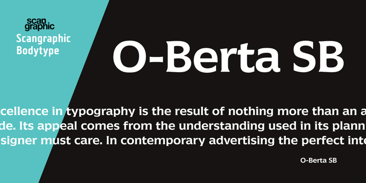 폰트 O-Berta SB