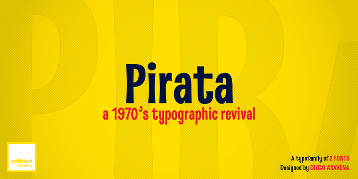 폰트 Pirata