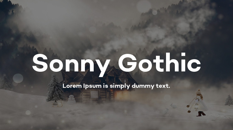 폰트 Sonny Gothic Cond