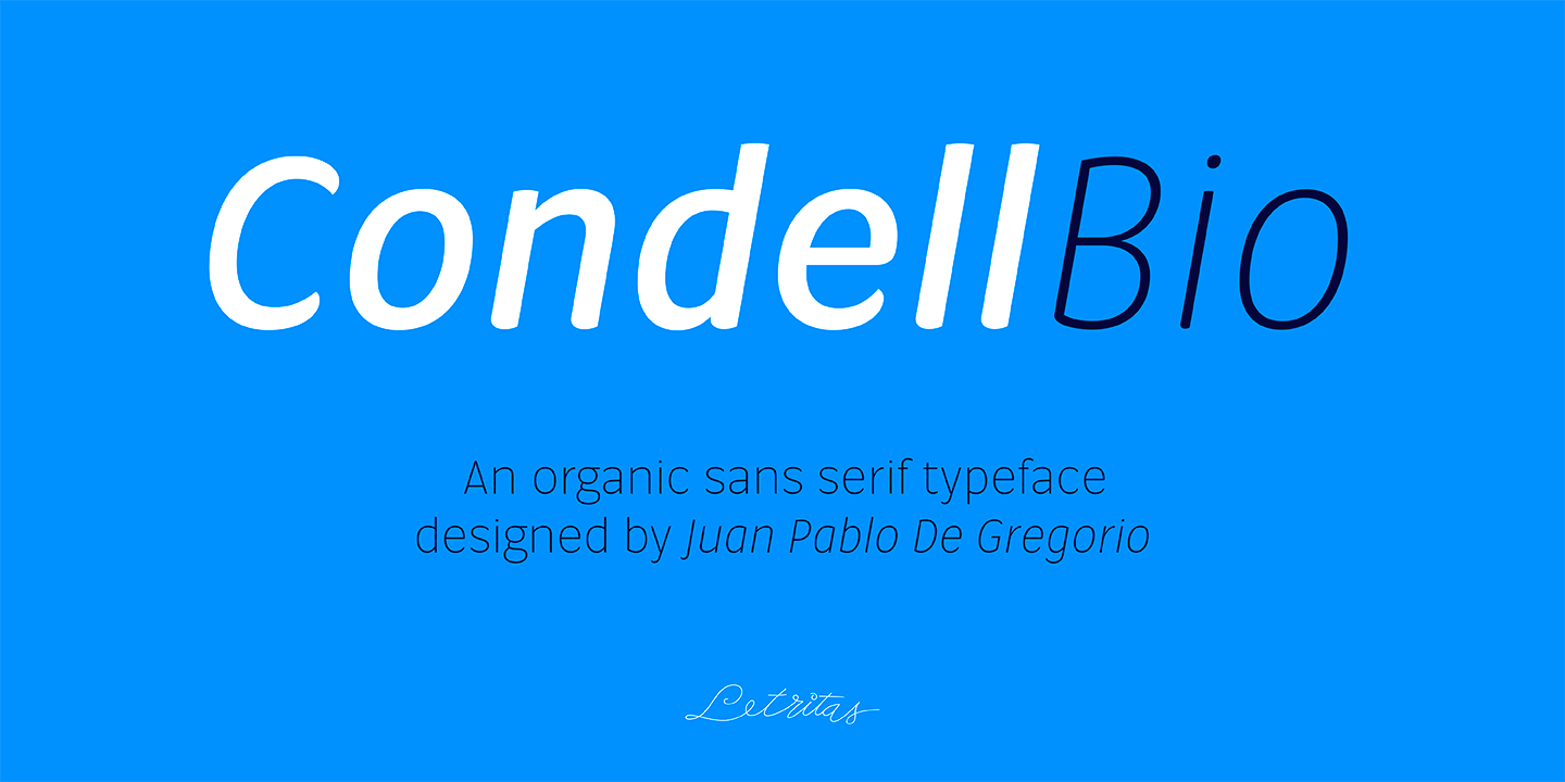 폰트 Condell Bio