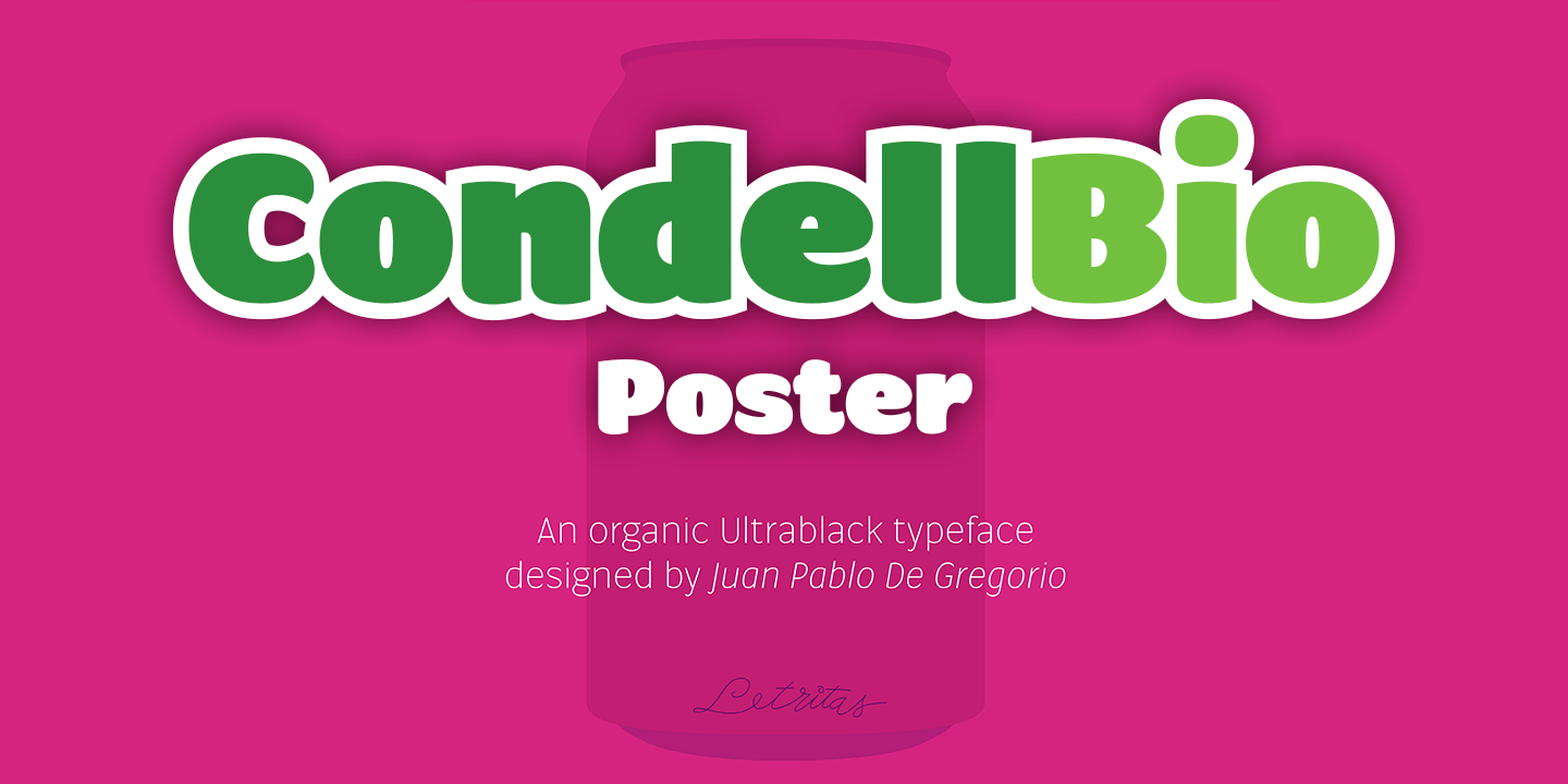 폰트 Condell Bio Poster