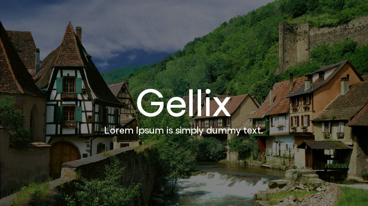 폰트 Gellix
