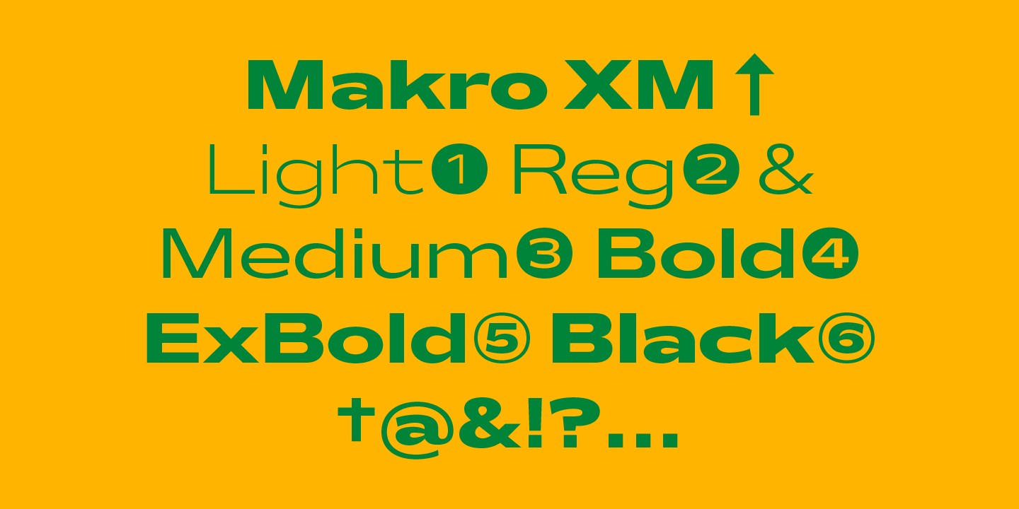 폰트 Makro XM