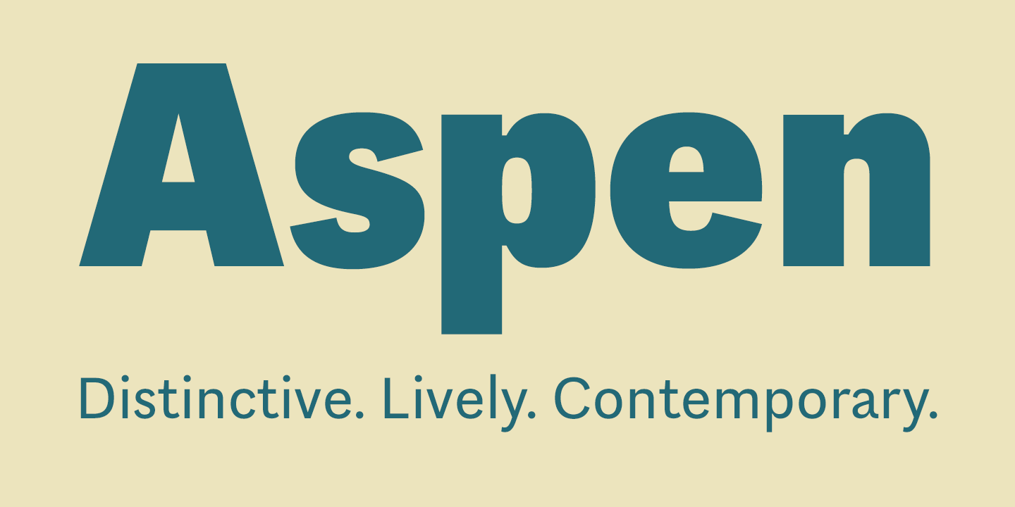 폰트 Aspen