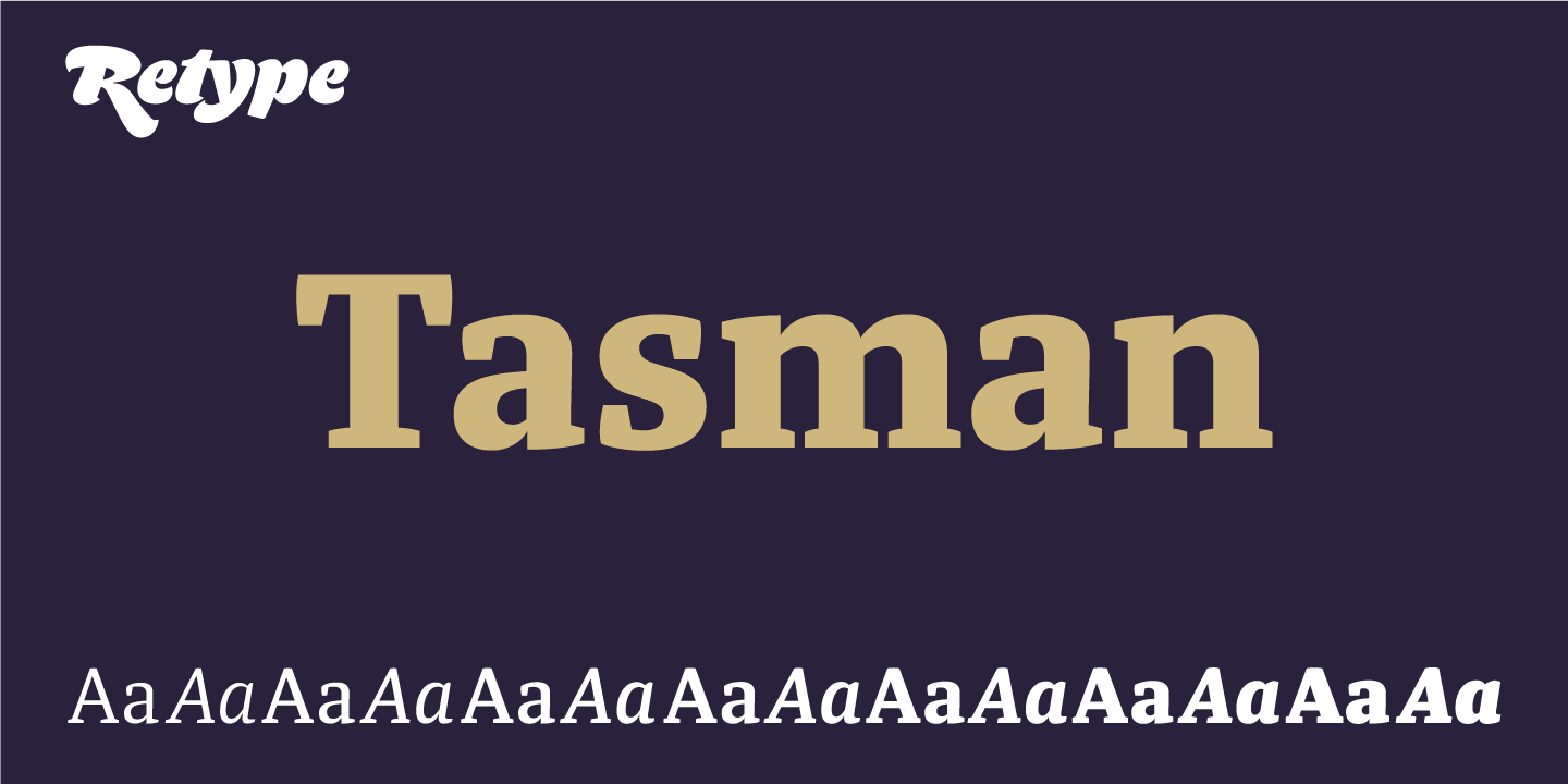 폰트 Tasman