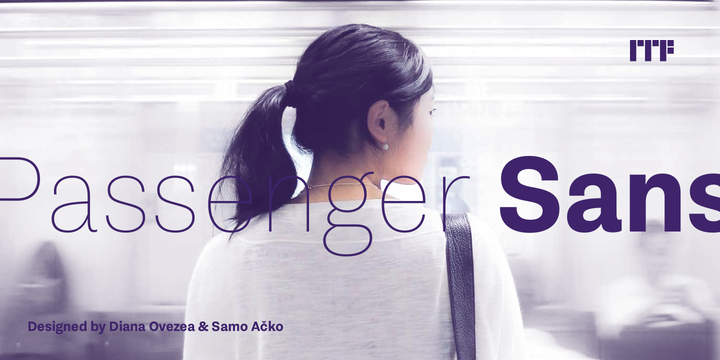 폰트 Passenger Sans