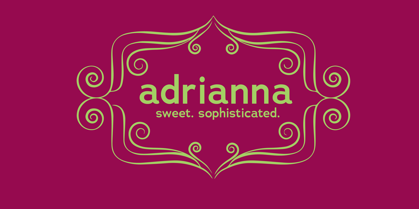 폰트 Adrianna