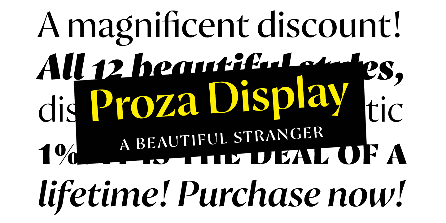 폰트 Proza Display