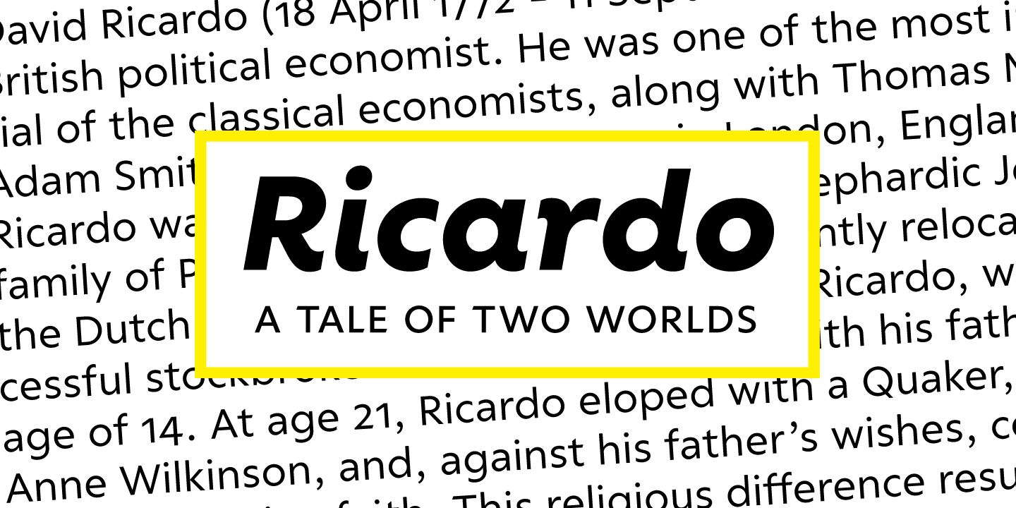 폰트 Ricardo