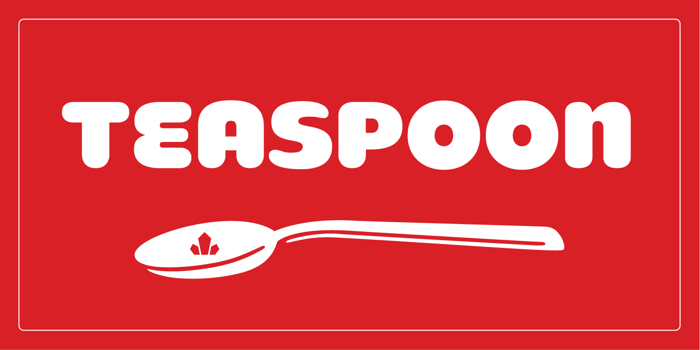 폰트 Teaspoon
