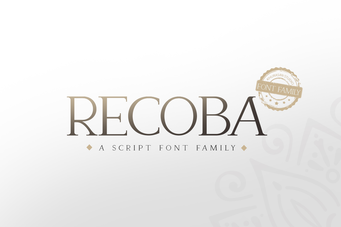 폰트 Recoba