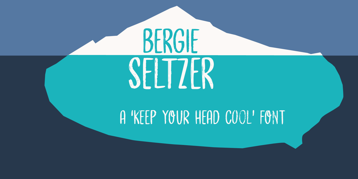 폰트 Bergie Seltzer