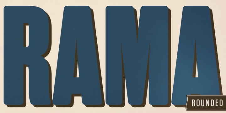 폰트 Rama Gothic Rounded