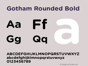 Gotham Rounded