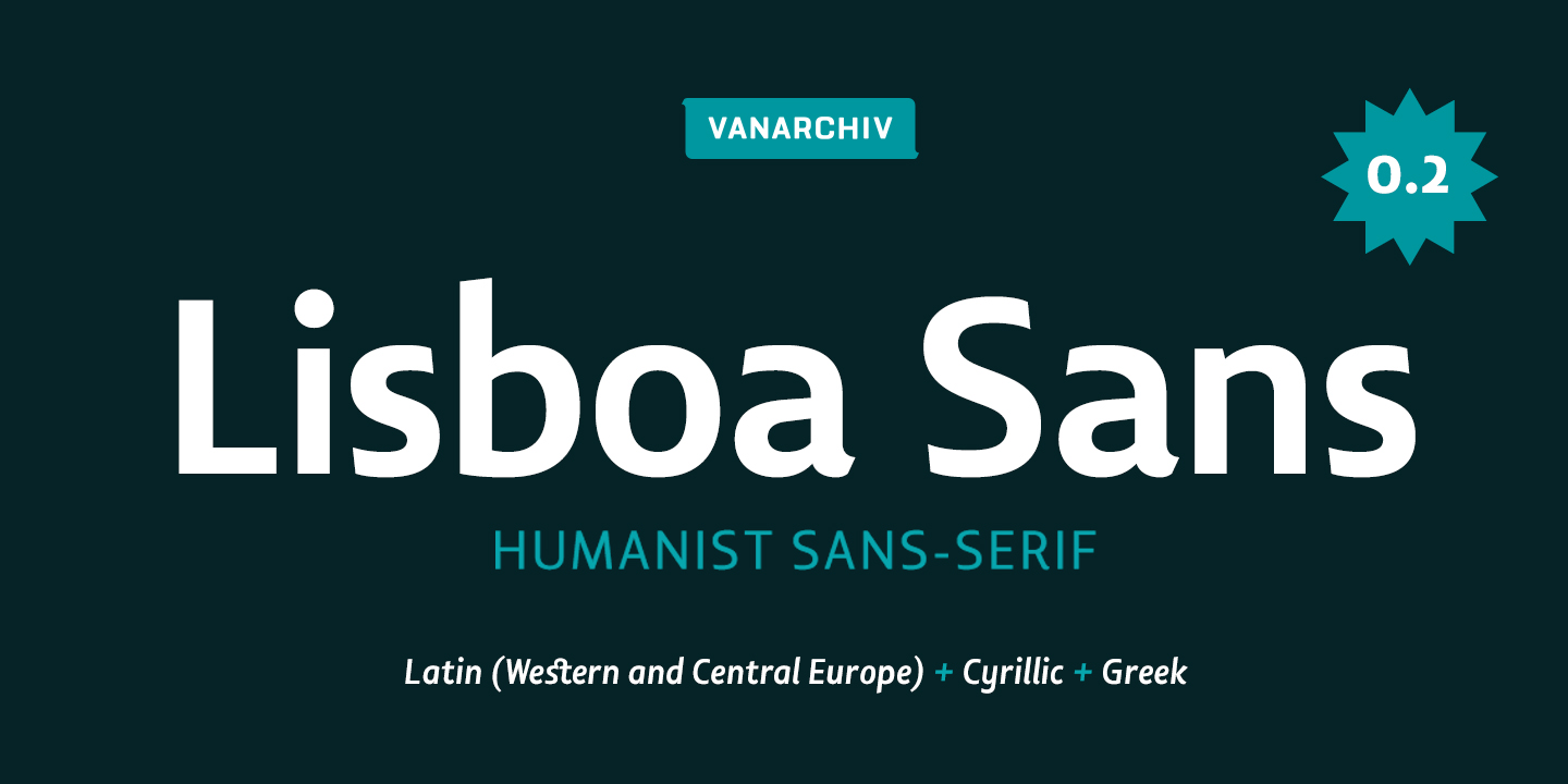 폰트 Lisboa Sans