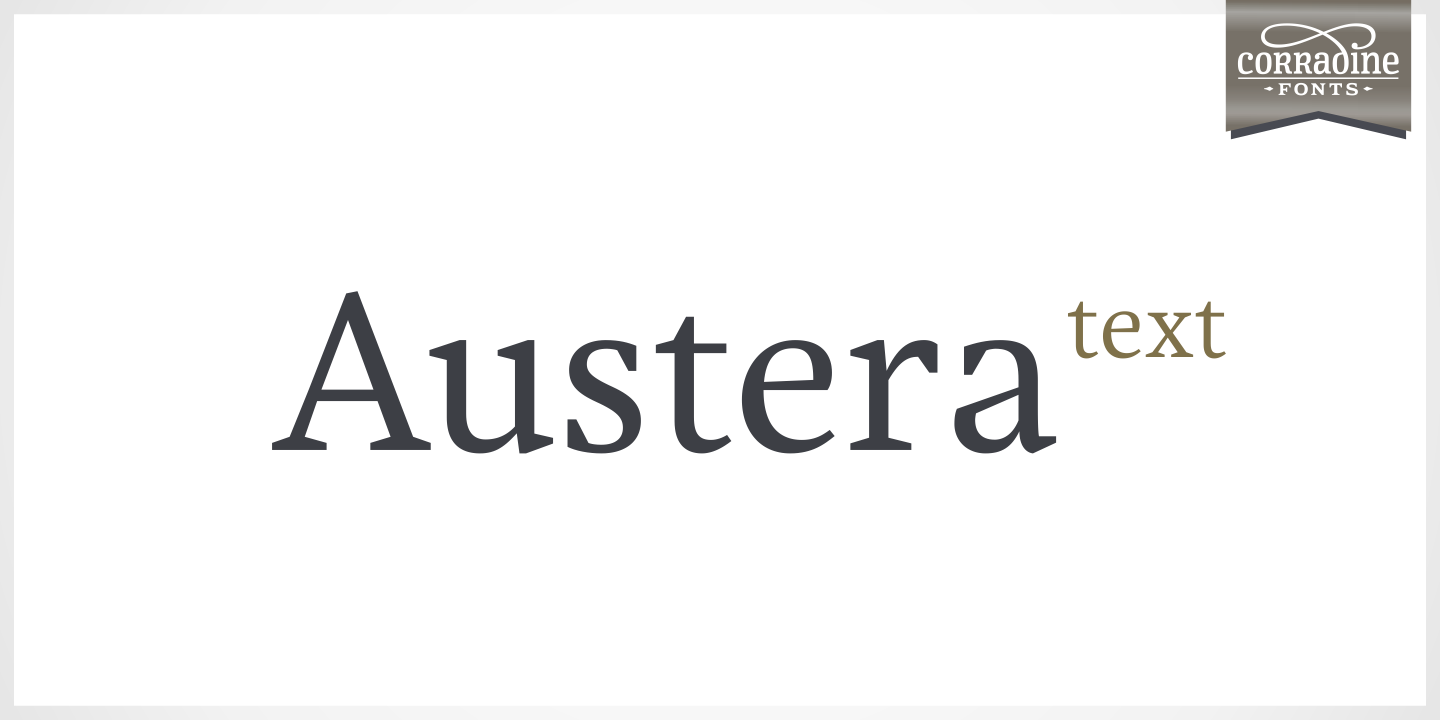 폰트 Austera Text