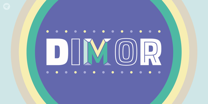 폰트 Dimor