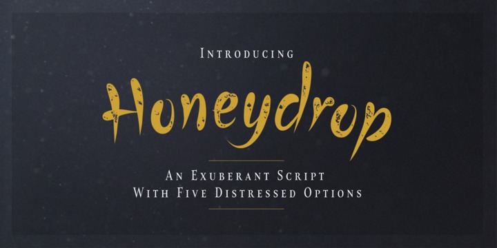 폰트 HoneyDrop