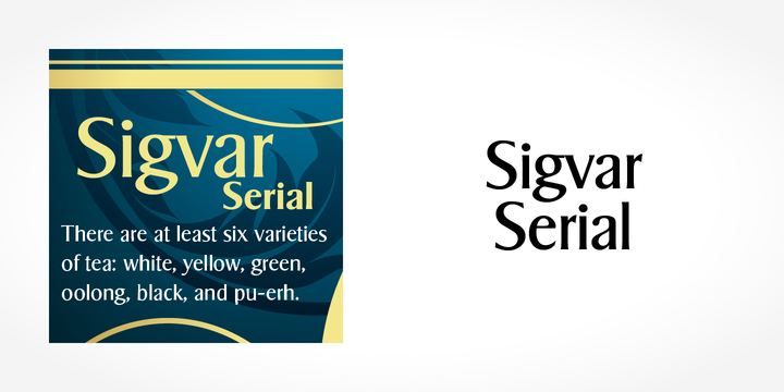 폰트 Sigvar Serial