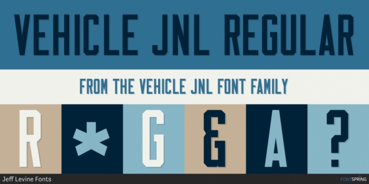 폰트 Vehicle JNL