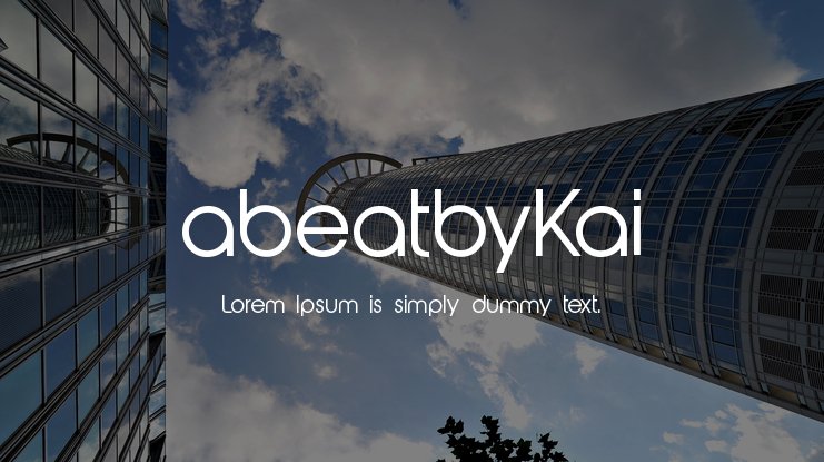 폰트 Abeat by Kai