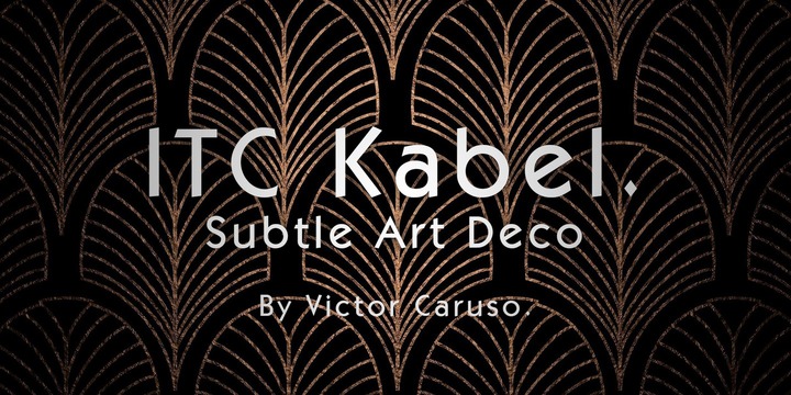 폰트 ITC Kabel