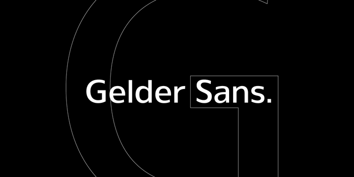 폰트 Gelder Sans