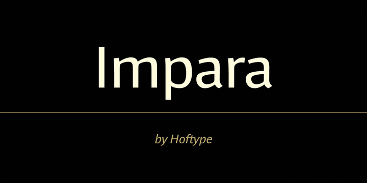 폰트 Impara