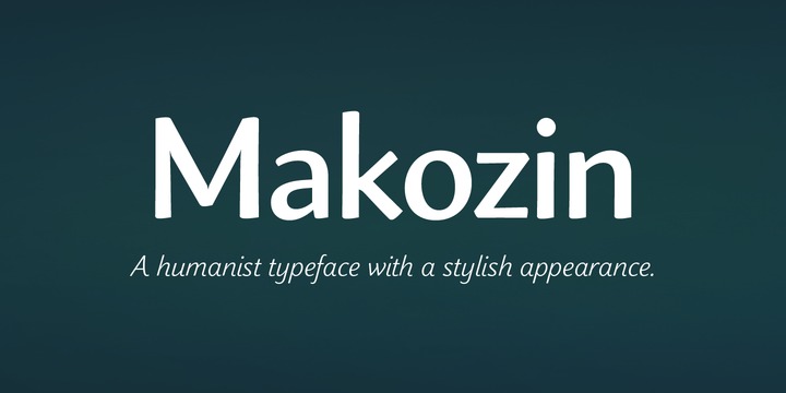 폰트 Makozin
