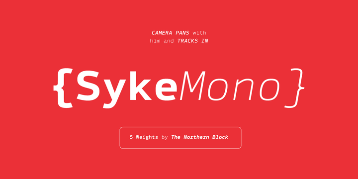폰트 Syke Mono