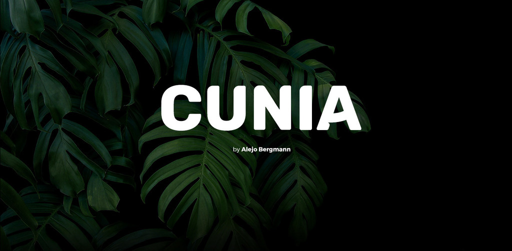 폰트 Cunia